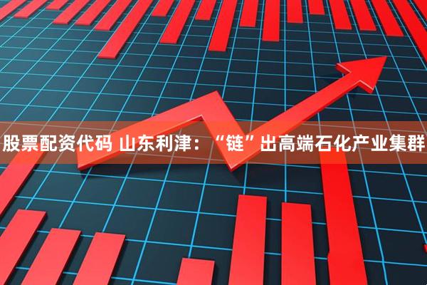 股票配资代码 山东利津：“链”出高端石化产业集群